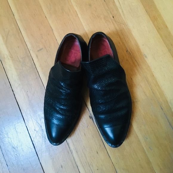 A.S.98 Cicle Loafers size 7.5 Black - Picture 2 of 4
